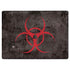 Biohazard Red Surface Laptop 2 Skin
